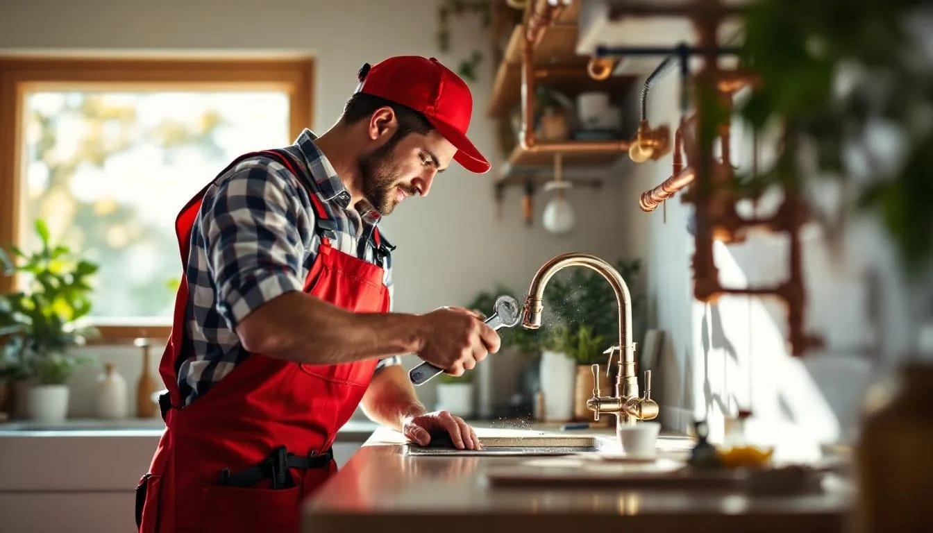 the most reliable plumber in pretoria east fixing a broken pipe